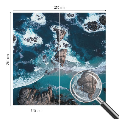 Papel de parede infantil Ondas do oceano