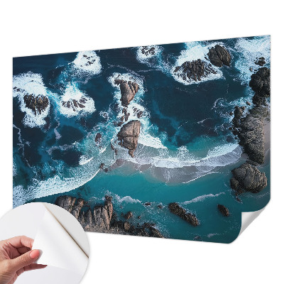 Papel de parede infantil Ondas do oceano