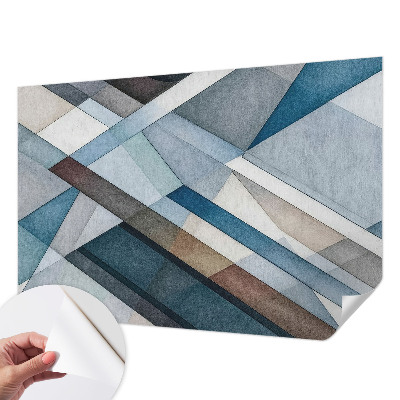 Papel de parede para criança com estampa de geometria abstrata