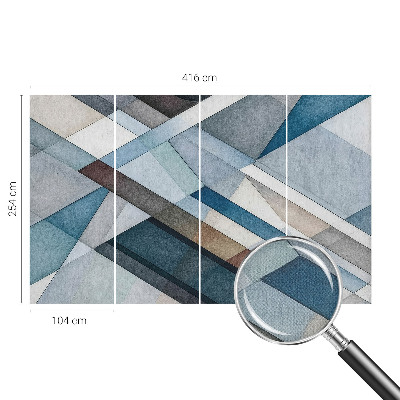 Papel de parede para criança Geometria abstrata