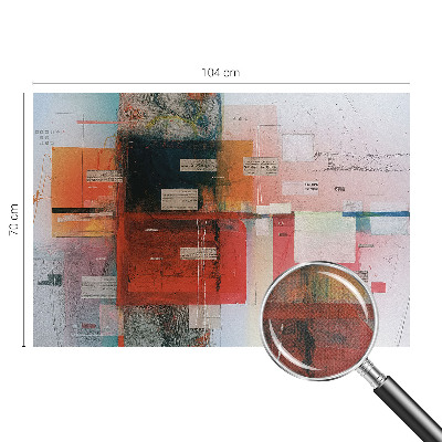 Papel de parede autocolante para sala Composição abstrata