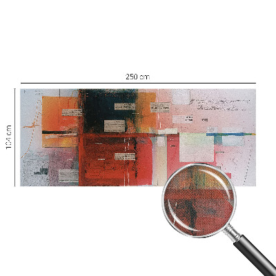 Papel de parede autocolante para sala Composição abstrata