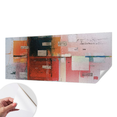 Papel de parede autocolante para sala Composição abstrata