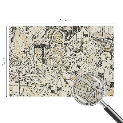 Papel de parede 3D Abstração geométrica