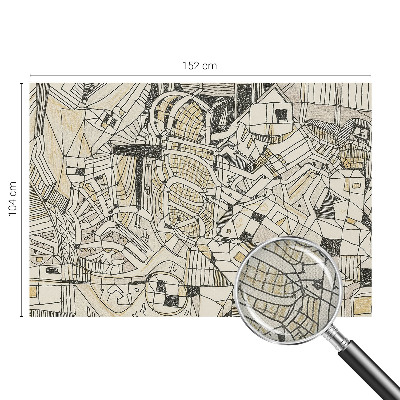 Papel de parede 3D Abstração geométrica