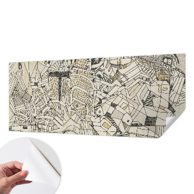 Papel de parede 3D Abstração geométrica