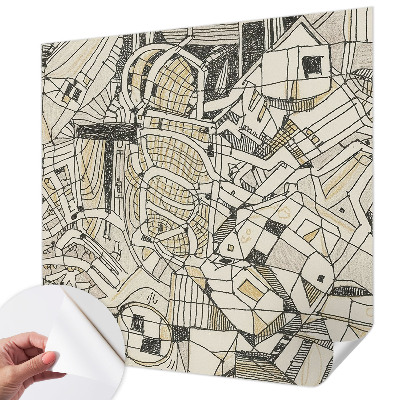 Papel de parede 3D Abstração geométrica