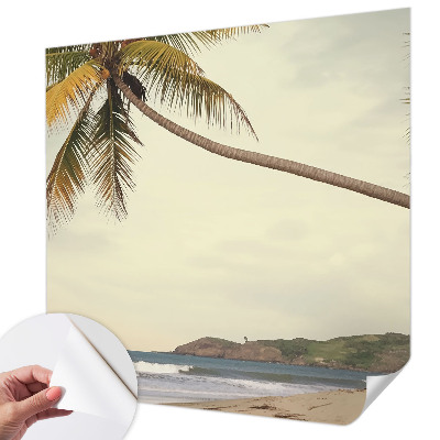 Papel de parede para criança com estampa de paisagem tropical