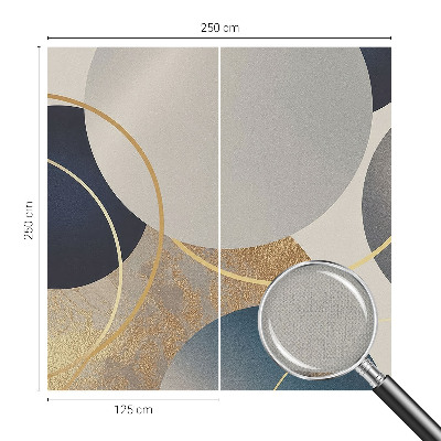 Papel de parede autocolante para quarto Círculos criativos