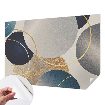 Papel de parede autocolante para quarto Círculos criativos