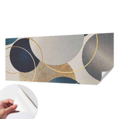 Papel de parede autocolante para quarto Círculos criativos