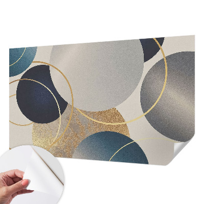 Papel de parede autocolante para quarto Círculos criativos