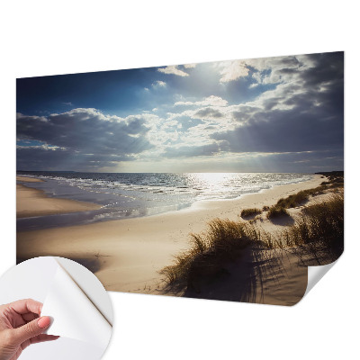 Papel de parede autocolante com padrão Costa Radiante