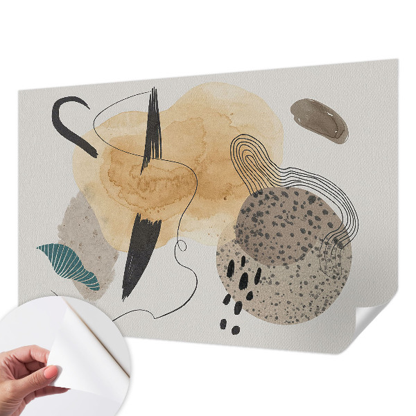 Papel de parede 3D Composição abstrata