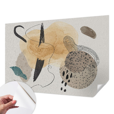 Papel de parede 3D Composição abstrata