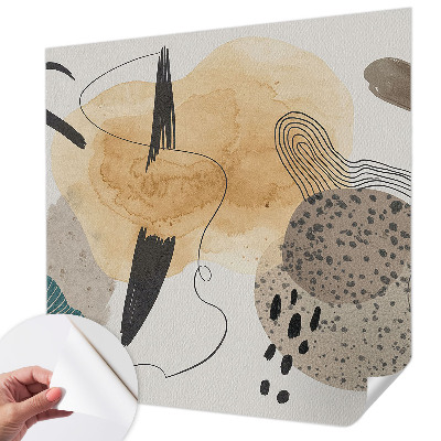 Papel de parede 3D Composição abstrata