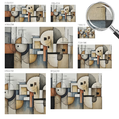 Papel de parede infantil Harmonia geométrica