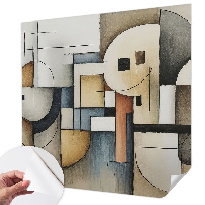 Papel de parede infantil Harmonia geométrica