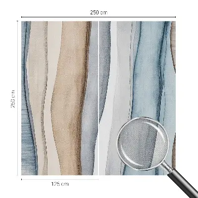 Papel de parede infantil com padrão de listras abstratas