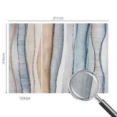 Papel de parede infantil Listras abstratas