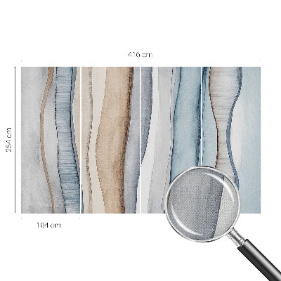 Papel de parede infantil Listras abstratas