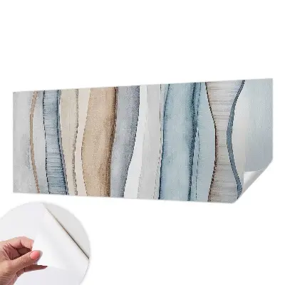 Papel de parede infantil com padrão de listras abstratas