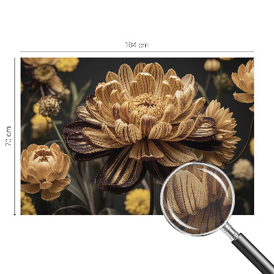 Papel de parede autocolante para sala Elegância floral
