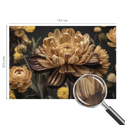 Papel de parede autocolante para sala Elegância floral