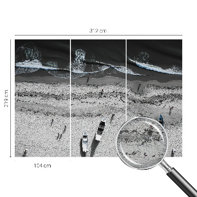 Papel de parede autocolante para quarto Tranquilidade da praia