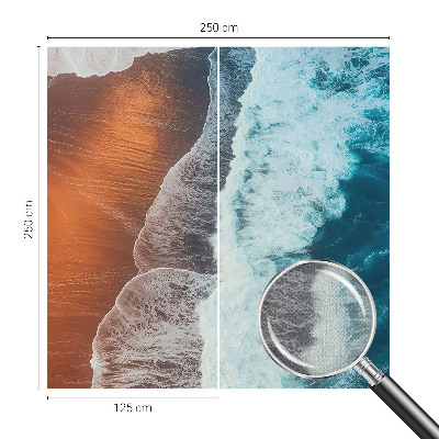 Autocolante de parede fotográfico com motivo de simbiose marinha