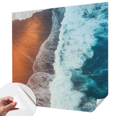 Autocolante de parede fotográfico com motivo de simbiose marinha