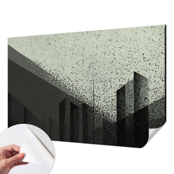 Papel de parede 3D Geometria da cidade