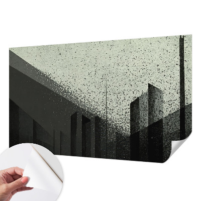 Papel de parede 3D Geometria da cidade