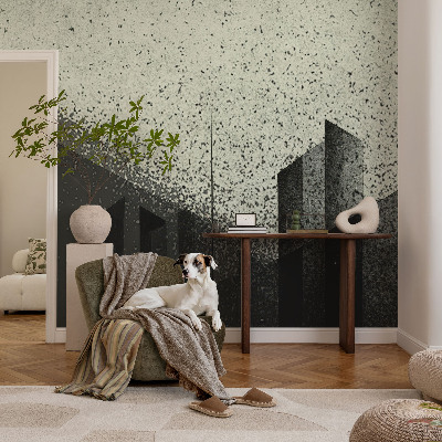 Papel de parede 3D Geometria da cidade