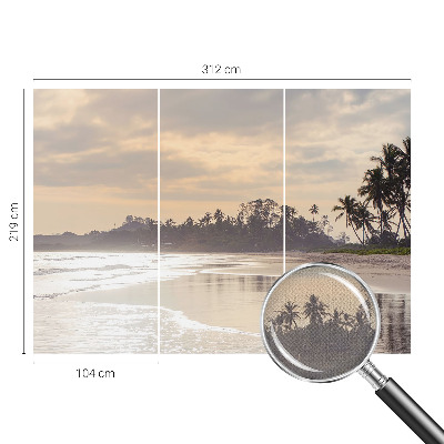 Papel de parede infantil Manhã na praia