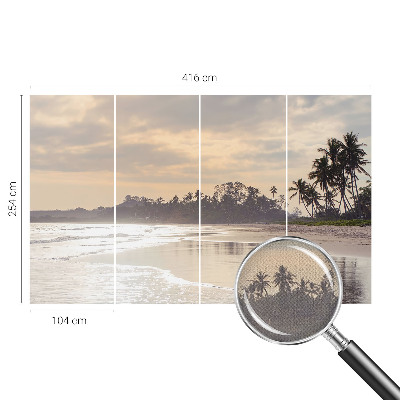 Papel de parede infantil Manhã na praia