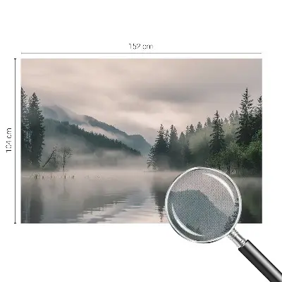 Autocolante de parede fotográfico com imagem de lago atmosférico