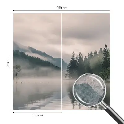 Autocolante de parede fotográfico com imagem de lago atmosférico