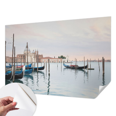 Papel de parede para criança com estampa de paisagem veneziana