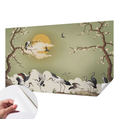 Papel de parede autocolante para quarto Natureza elegante