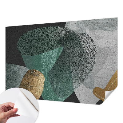 Papel de parede autocolante para sala Geometria abstrata