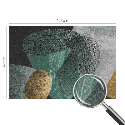 Papel de parede autocolante para sala Geometria abstrata