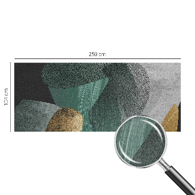 Papel de parede autocolante para sala Geometria abstrata