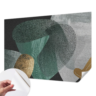 Papel de parede autocolante para sala Geometria abstrata