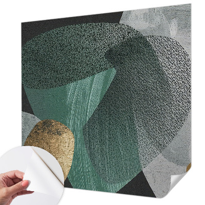 Papel de parede autocolante para sala Geometria abstrata