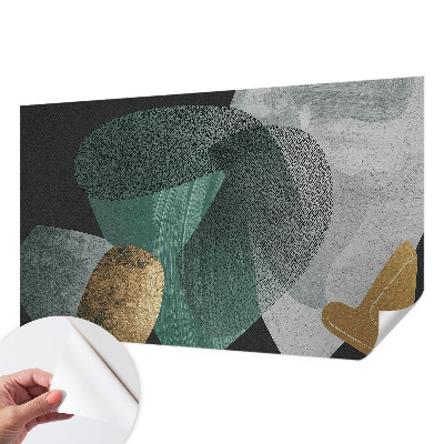 Papel de parede autocolante para sala Geometria abstrata