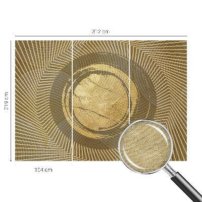 Papel de parede 3D linhas radiantes