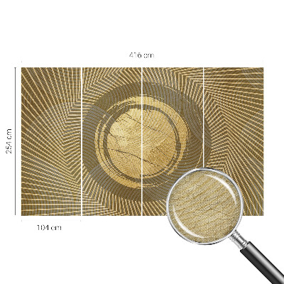 Papel de parede 3D linhas radiantes