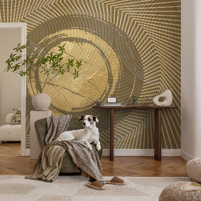Papel de parede 3D linhas radiantes