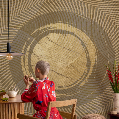 Papel de parede 3D linhas radiantes